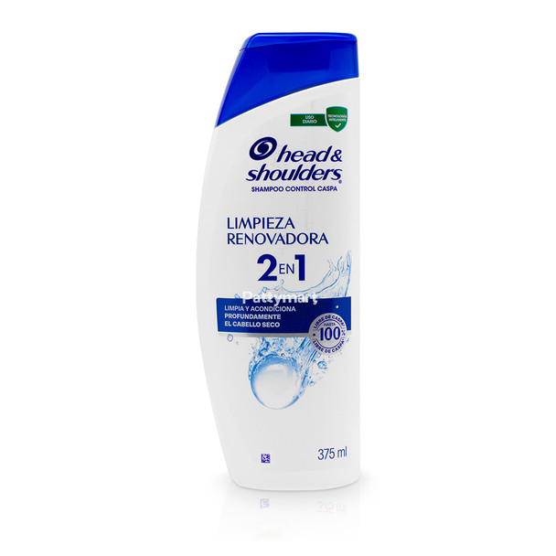 Head & Shoulders - Shampoo Renewing Cleansing 2 in 1 / Champú Limpieza Renovadora 2 en 1 (375 Ml)