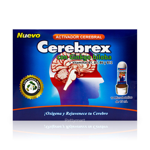 Cerebrex + Ginkgo Biloba- Activador Cerebral/ Brain Activator (x 10)