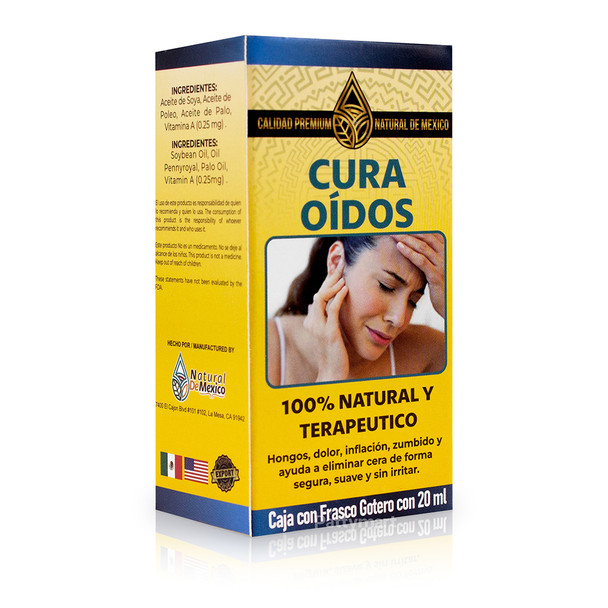 Natural de Mexico - Gotas Cura Oidos/ Drops Cura Oidos (40 ml)