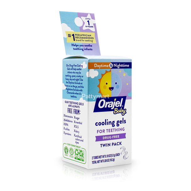ORAJEL BABY  X 2 TUBES 0.36 OZ