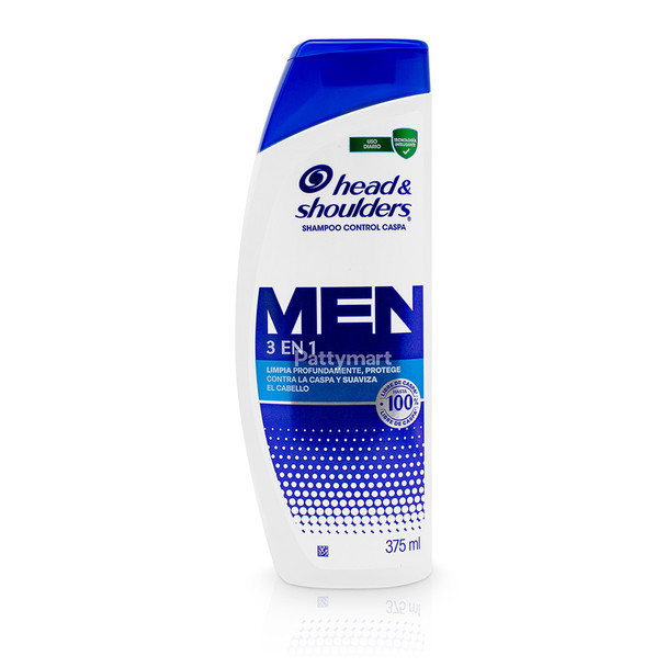 Head & Shoulders - Champú 3 en 1 Para Hombre / Men 3-in-1 Shampoo (375 Ml) Head & Shoulders - Champú 3 en 1 Para Hombre / Men 3-in-1 Shampoo (375 Ml)