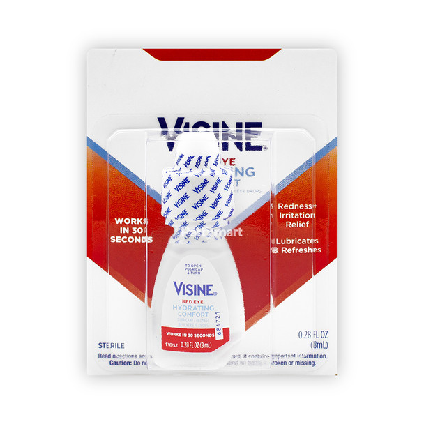 Visine – Gotas Oftálmicas Lubricantes / Visine Eye Drops Lubricant (0.28 Oz)