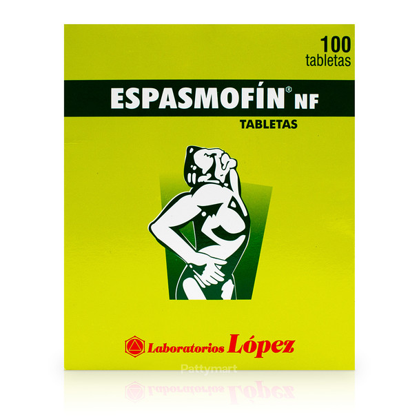 Espasmofin - Tabletas Antiespasmódicas / Antispasmodic Tablets (100 Tabs)