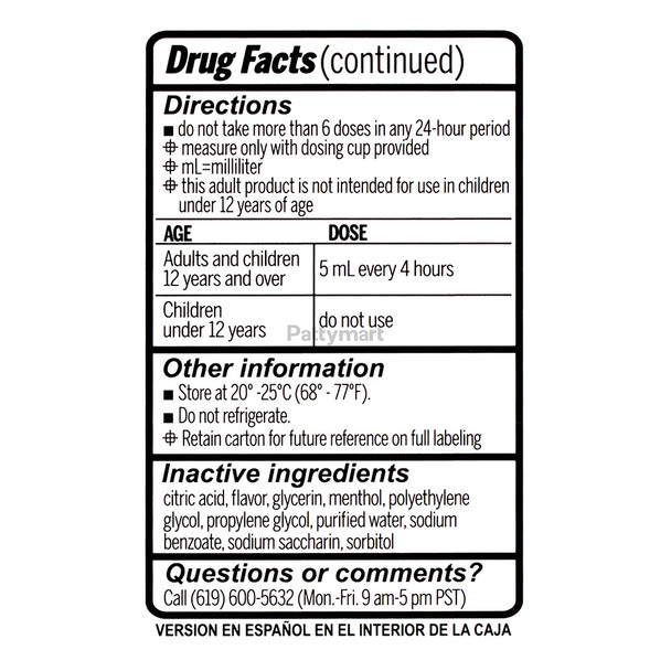 Pentrexcilina NF Jarabe Adulto – Cough Relief Syrup – 118 ml