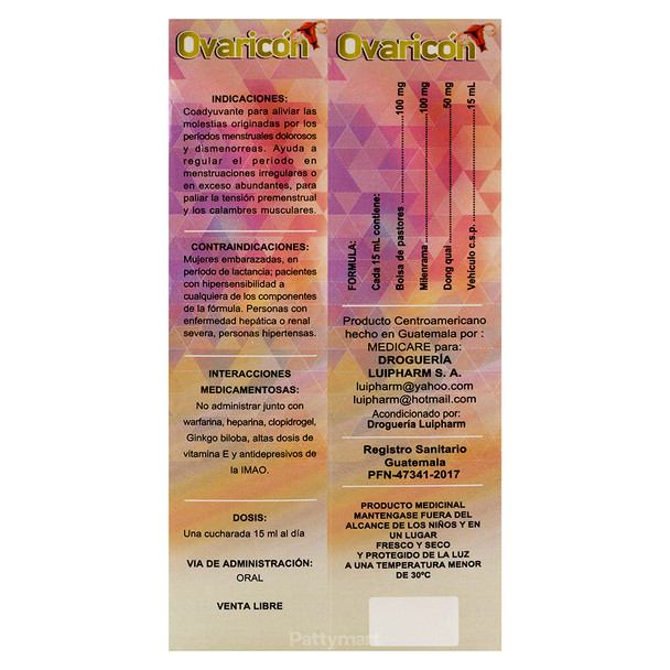 OVARICON 240 ML