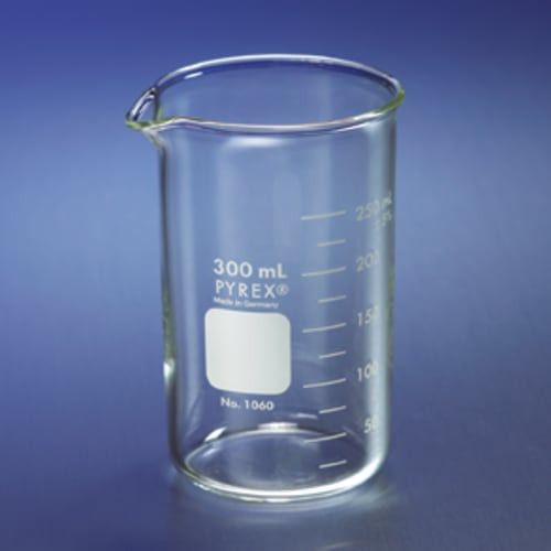 100ml PYREX® Clear Borosilicate Glass Berzelius Beakers Grad Range (ml) 20-80 Approx. O.D. x Height (mm) 50 x 79 Grad. Interval (ml) 10(AKM-2500-0011)