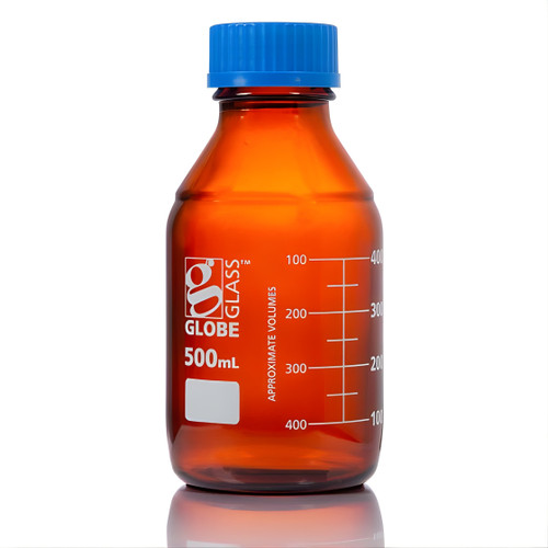 500 ML AMBER GL TY I MEDIA BOTTLES 45-GL 10 CS(317331)