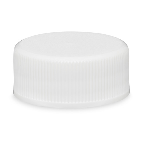 38-400 WHITE PP - POLYPROPYLENE RIBBED CAPS INDUCTION FOIL HEAT SEALS 2500 CS(332230)