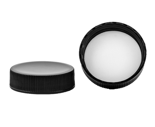 38-400 BLACK PP - POLYPROPYLENE RIBBED CAPS F217 2500 CS(308348)