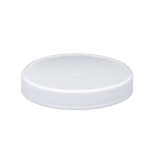 58-400 WHITE PP - POLYPROPYLENE RIBBED CAPS UNLINED 1100 CS(332423)