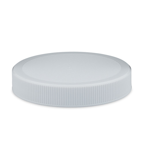 63-400 WHITE PP - POLYPROPYLENE RIBBED CAPS UNLINED 850 CS(332425)
