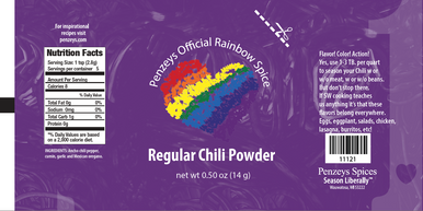 3.5MIL PET PENZEYS REGULAR CHILI POWDER PRINTED FILM SILVER/METALLIC FILM ROLLSTOCK(335976)