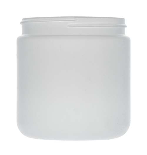 16 OZ NATURAL HDPE - HIGH DENSITY POLYETHYLENE WIDE MOUTH JARS 89-400 180 CS(330804)