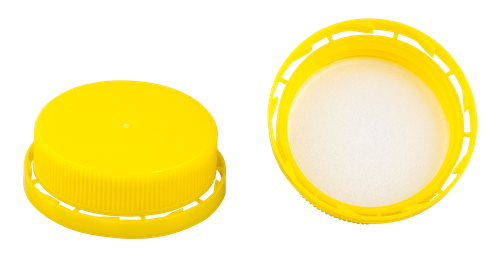 38 MM YELLOW HDPE - HIGH DENSITY POLYETHYLENE RATCHET CAPS PE FOAM 3000 CS(330863)