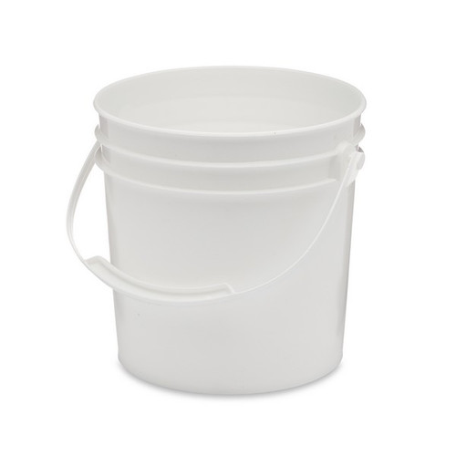 1 GAL WHITE HDPE - HIGH DENSITY POLYETHYLENE OPEN HEAD BUCKETS & PAILS 225 CS(1141T56-B)