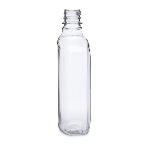 500 ML CLEAR PET - POLYETHYLENE TEREPHTHALATE FLASK BOTTLES 28-KERR 1300 PT(3619B15-B)