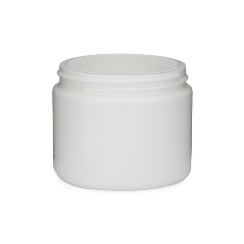 120 ML WHITE HDPE - HIGH DENSITY POLYETHYLENE WIDE MOUTH JARS 58-400 475 CS(332922)