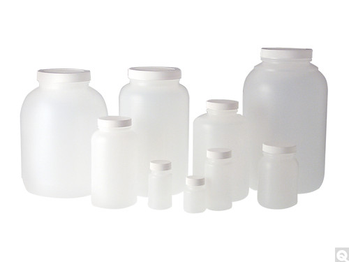 128 OZ NATURAL HDPE - HIGH DENSITY POLYETHYLENE ECONOMY JARS 89-400 60 CS(PLC-06146)