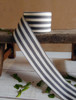 Gray & Ivory Striped Ribbon (4 sizes)