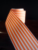 Orange & Ivory Seersucker Striped Grosgrain (3 sizes) Orange & Ivory Seersucker Striped Grosgrain (3 sizes)
