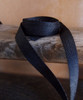 Black Herringbone Twill Ribbon (3 sizes)