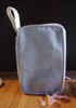 Gray Recycled Canvas Travel Kit Bag Dopp Kit