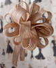 Wholesale jute pull bows for decorating and packaging of bouquets, floral arrangements, jewelry boxes, and gift baskets.