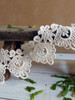 3-inch Ivory Embroidery Floral Lace Ribbon, Wholesale Lace Ribbon | Packaging Decor