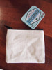 Cotton Canvas Flat Zipper Pouch Small