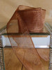 Brown Sheer Ribbon with Wired Edge (2 sizes)