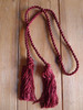 Burgundy Tassels 26" 