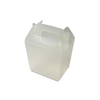 White Frosted PP Mini Favor Box with Gabled Handle (6 sizes)