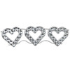 Faux Diamond Trim with Hearts 3/4"x10Y