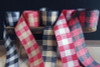 Black & Natural Check Buffalo Plaid Ribbon