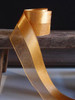 Gold Half Sheer Half Satin Ribbon (2 sizes)