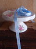 Light Blue  & White Gingham Checkered Ribbon (2 sizes)