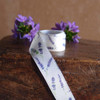 Lavender Floral Print Satin Ribbon (5 sizes)