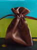 Wholesale Satin Drawstring Bags, Dark Brown Drawstring Bags B180-91 and B181-91, Chocolate Satin Favor Bags | Packaging Decor