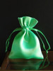 Neon Green Satin Drawstring Bag, Wholesale Satin Drawstring Bags | Packaging Decor