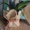 12"x12" Jute Sheet with Fringe Edge 