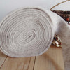 Gray Pure Wool Felt Ribbon, Wholesale Wool Ribbon | Packaging Decor