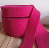 Fuchsia Pure Wool Felt Ribbon (2 sizes)