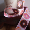 1 1/2" Donuts Printed Ribbon, Wholesale Doughnut Ribbon, Wholesale Ribbon