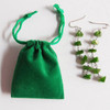 Kelly Green Velvet Bags (5 sizes)