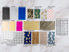 Adhesive Merchandise Bags 4 3/4" x 7 1/4" Gold and Black Zebra 