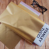 Adhesive Merchandise Bags 7 3/4" x 13" Gold