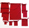 Wholesale Red Cotton Drawstring Bags from Packaging Decor. These red cotton drawstring bags are perfect for a variety of uses. As product packaging, as jewelry packaging, as wedding favor bags or as giveaway bags.