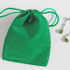 Kelly Green Velvet Bags Dozen Pack (4 sizes)