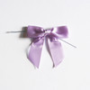 Lavender Satin Pre-tied Bows w/Twist-tie (3 sizes)