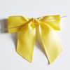 Yellow Satin Pre-tied Bows w/Twist-tie (3 sizes)